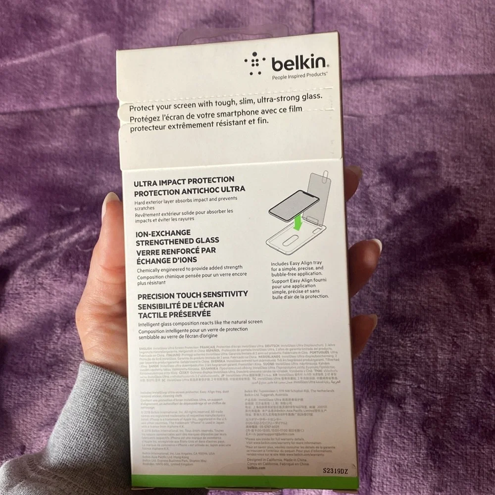 BELKIN SCREEN PROTECTOR IPHONE XS/X